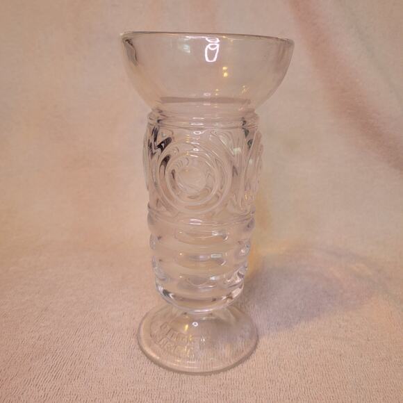 Ice Cream Soda Fountain Clear Glass 7.5" Dish Cup Single 1930 Mondae Siren - Picture 1 of 9